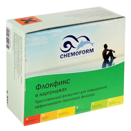 Chemoform Флокфикс в картриджах, (8х125г), 1 кг